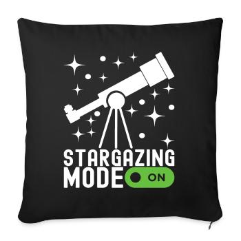 Atronome Astronomy - Sofa pillowcase 17,3'' x 17,3'' (45 x 45 cm) - black - Front
