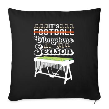 Vibraphon Vibraphonist - Sofakissenbezug 45 x 45 cm - Schwarz - Vorne