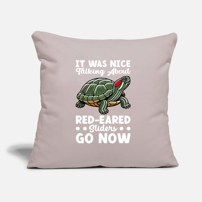Turtle Red-eared Turtle Sofa pillowcase 17,3'' x 17,3'' (45 x 45 cm)
