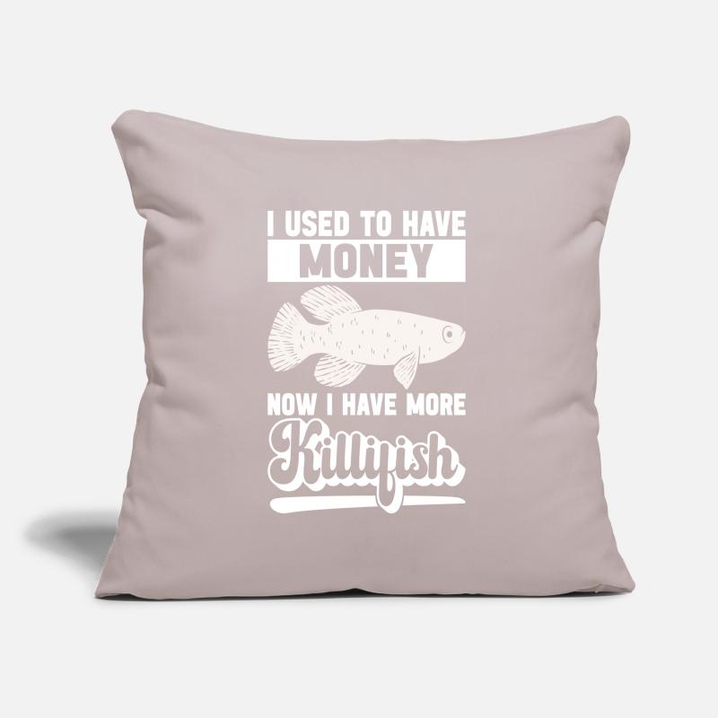 Killifish Quarium Fish Housse de coussin décorative 45 x 45 cm