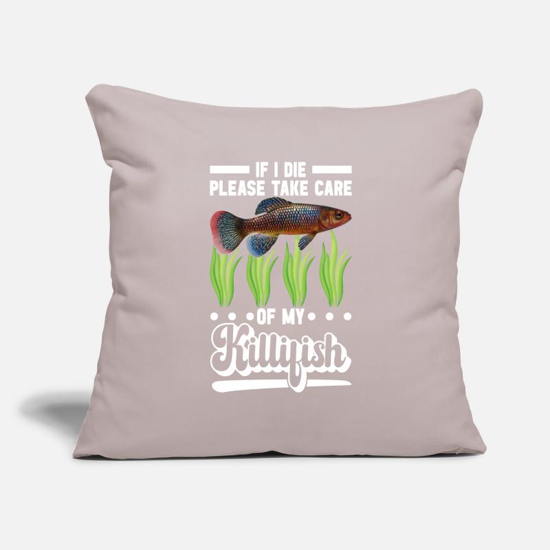 Killifish Quarium Fish Housse de coussin décorative 45 x 45 cm