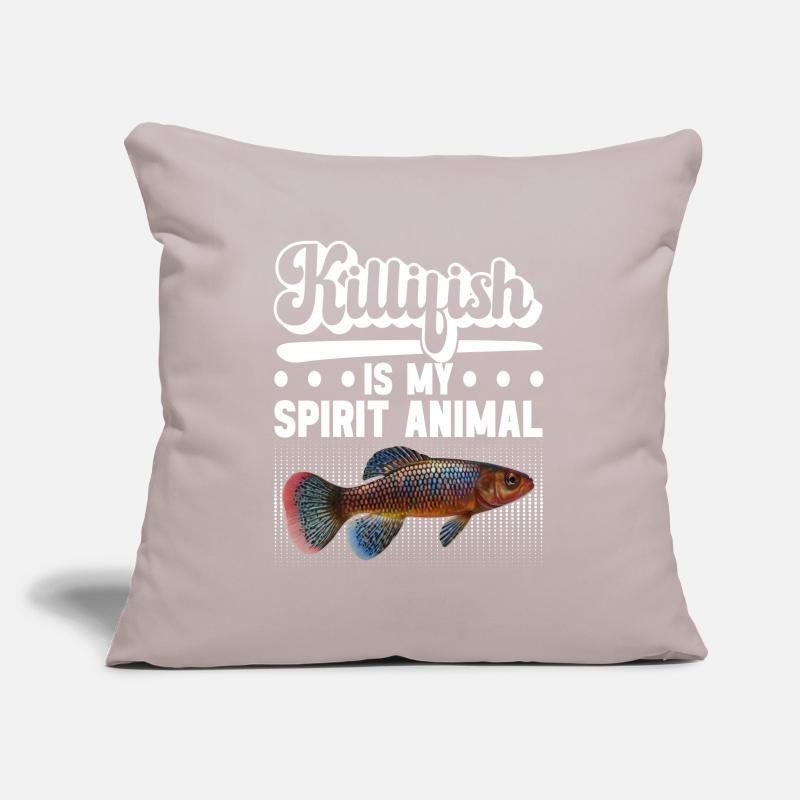 Killifish Quarium Fish Housse de coussin décorative 45 x 45 cm