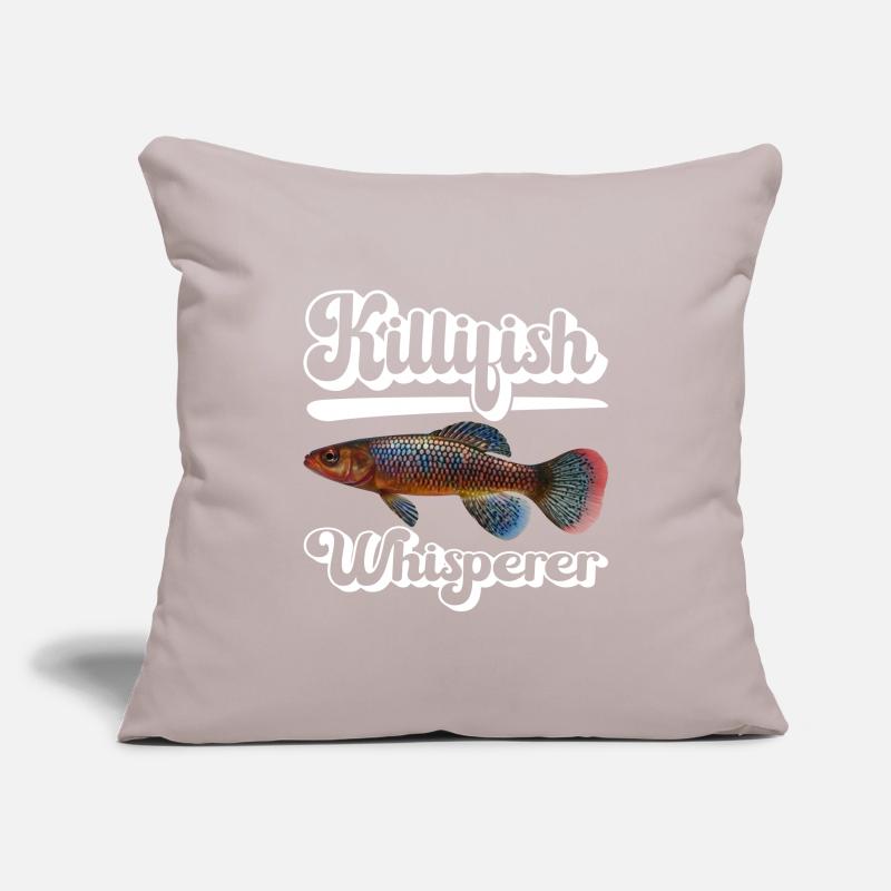 Killifish Quarium Fish Housse de coussin décorative 45 x 45 cm