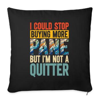 Vitrail artiste Vitrail Art - Housse de coussin décorative 45 x 45 cm - noir - Devant