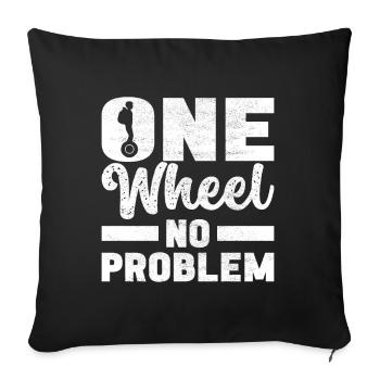 EUC Monowheel - Sofa pillowcase 17,3'' x 17,3'' (45 x 45 cm) - black - Front