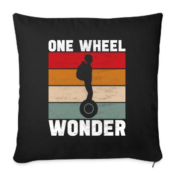 EUC Monowheel - Sofa pillowcase 17,3'' x 17,3'' (45 x 45 cm) - black - Front