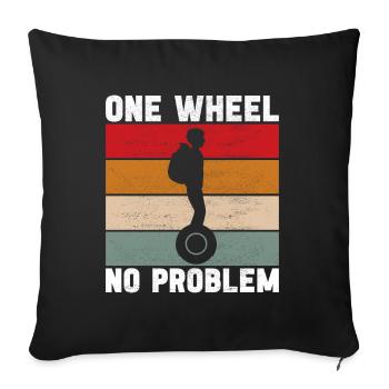EUC Monowheel - Sofa pillowcase 17,3'' x 17,3'' (45 x 45 cm) - black - Front
