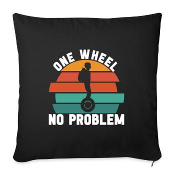 EUC Monowheel - Sofa pillowcase 17,3'' x 17,3'' (45 x 45 cm) - black - Front