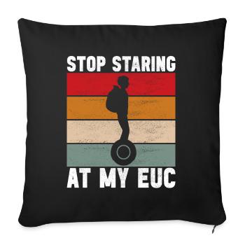 EUC Monowheel - Sofa pillowcase 17,3'' x 17,3'' (45 x 45 cm) - black - Front