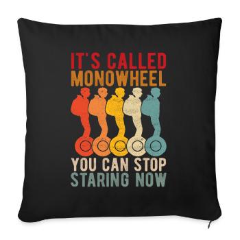 EUC Monowheel - Sofa pillowcase 17,3'' x 17,3'' (45 x 45 cm) - black - Front