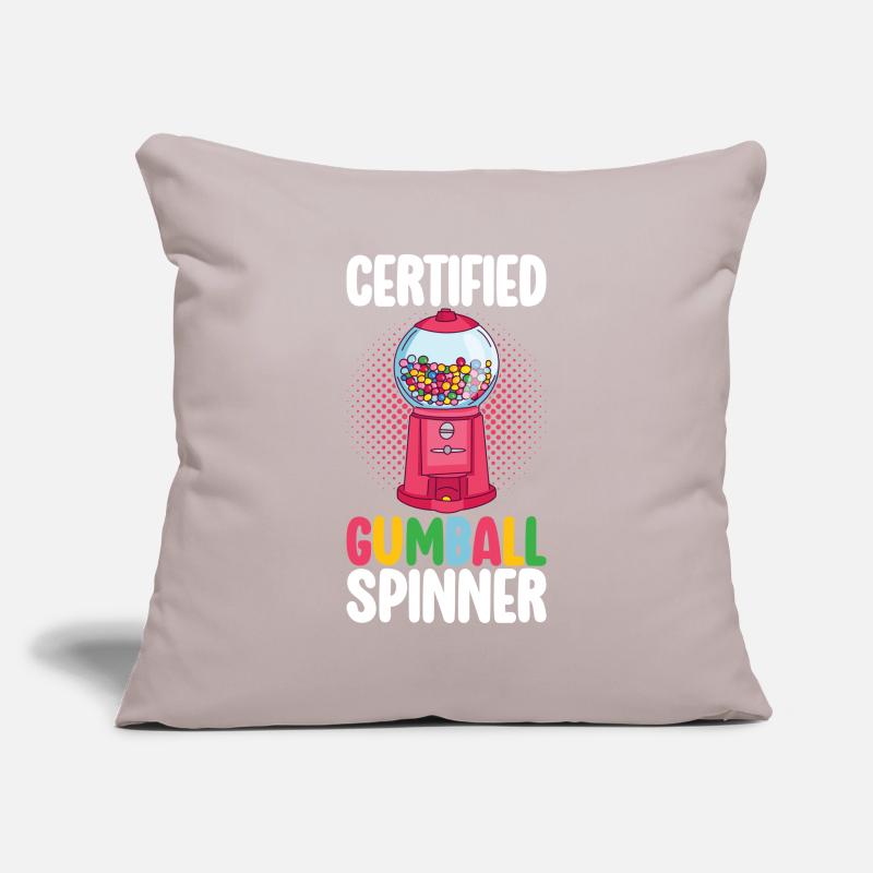 Gumball Machine Chewing Gum Machine Sofa pillowcase 17,3'' x 17,3'' (45 x 45 cm)