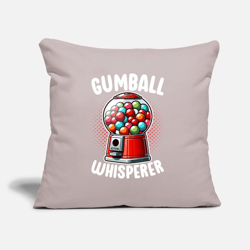 Machine à boules de gomme Housse de coussin décorative 45 x 45 cm