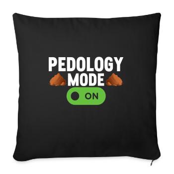 Bodenwissenschaftler Science du sol - Housse de coussin décorative 45 x 45 cm - noir - Devant