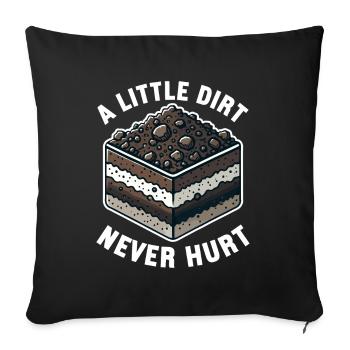 Bodenwissenschaftler Science du sol - Housse de coussin décorative 45 x 45 cm - noir - Devant