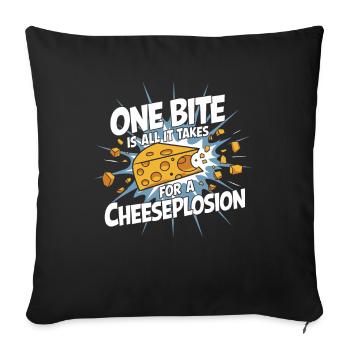 Intolérance au lactose Intolérance au lactose - Housse de coussin décorative 45 x 45 cm - noir - Devant