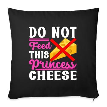 Intolérance au lactose Intolérance au lactose - Housse de coussin décorative 45 x 45 cm - noir - Devant