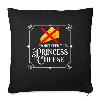 Intolérance au lactose Intolérance au lactose - Housse de coussin décorative 45 x 45 cm - noir - Devant
