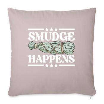 Herbs Incense Smudging Spiritual - Sofa pillowcase 17,3'' x 17,3'' (45 x 45 cm) - light taupe - Front