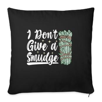 Herbes Encens Purification Spirituelle - Housse de coussin décorative 45 x 45 cm - noir - Devant