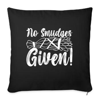 Herbes Encens Purification Spirituelle - Housse de coussin décorative 45 x 45 cm - noir - Devant