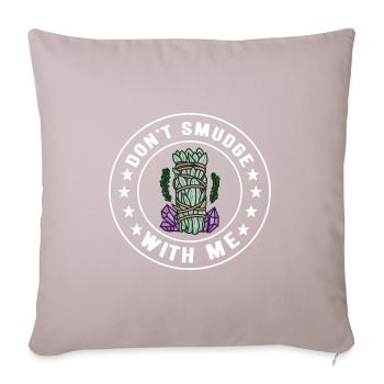 Herbs Incense Smudging Spiritual - Sofa pillowcase 17,3'' x 17,3'' (45 x 45 cm) - light taupe - Front