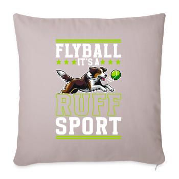 Flyball Sports canins - Housse de coussin décorative 45 x 45 cm - taupe clair - Devant