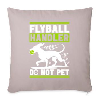 Flyball Sports canins - Housse de coussin décorative 45 x 45 cm - taupe clair - Devant