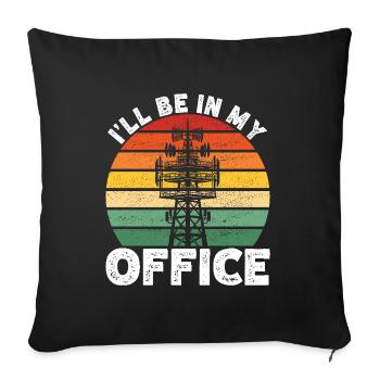 Industrial Climbers Tower Climbers Industrial Climbing - Sofa pillowcase 17,3'' x 17,3'' (45 x 45 cm) - black - Front