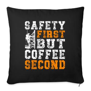 Industrial Climbers Tower Climbers Industrial Climbing - Sofa pillowcase 17,3'' x 17,3'' (45 x 45 cm) - black - Front