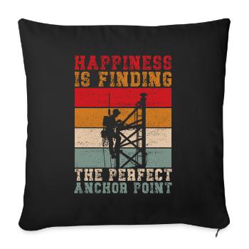 Industrial Climbers Tower Climbers Industrial Climbing - Sofa pillowcase 17,3'' x 17,3'' (45 x 45 cm) - black - Front