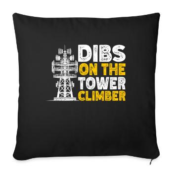 Industrial Climbers Tower Climbers Industrial Climbing - Sofa pillowcase 17,3'' x 17,3'' (45 x 45 cm) - black - Front