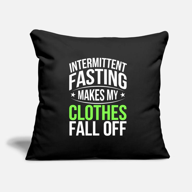 Intermittent fasting Intermittent fasting Sofa pillowcase 17,3'' x 17,3'' (45 x 45 cm)