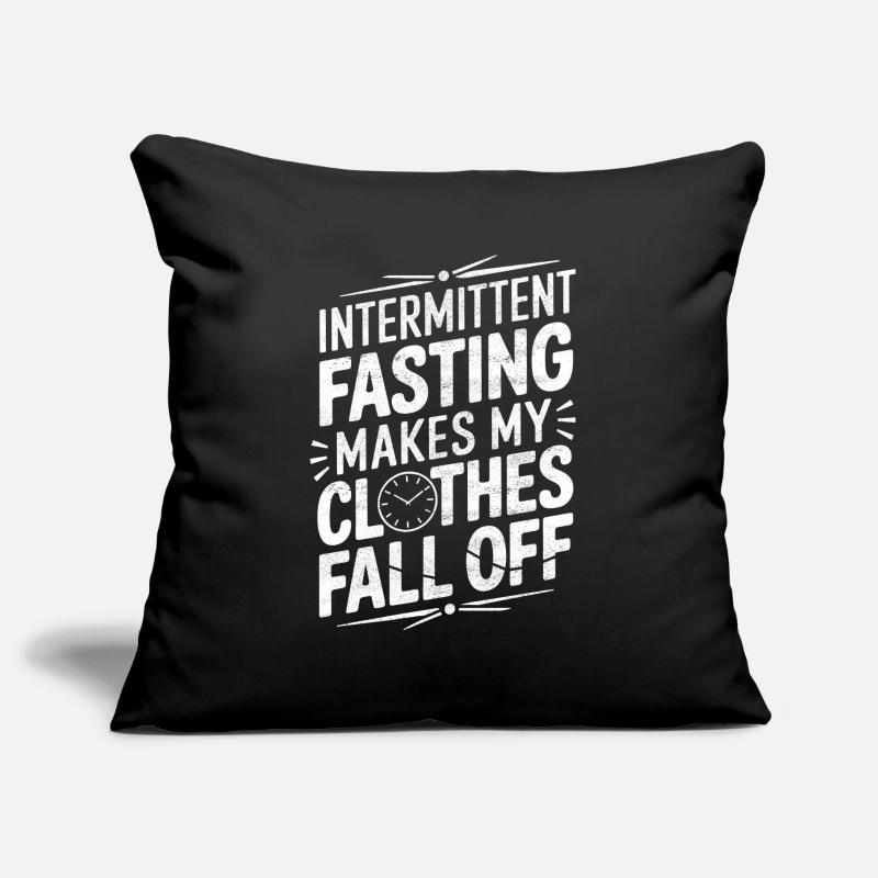 Intermittent fasting Intermittent fasting Sofa pillowcase 17,3'' x 17,3'' (45 x 45 cm)