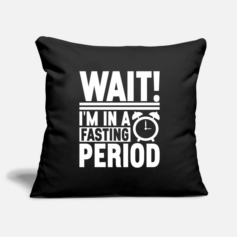 Intermittent fasting Intermittent fasting Sofa pillowcase 17,3'' x 17,3'' (45 x 45 cm)