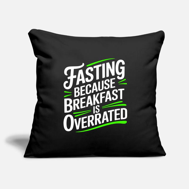 Intermittent fasting Intermittent fasting Sofa pillowcase 17,3'' x 17,3'' (45 x 45 cm)