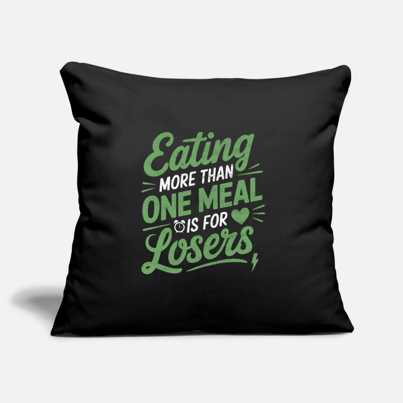 Intermittent fasting Intermittent fasting Sofa pillowcase 17,3'' x 17,3'' (45 x 45 cm)