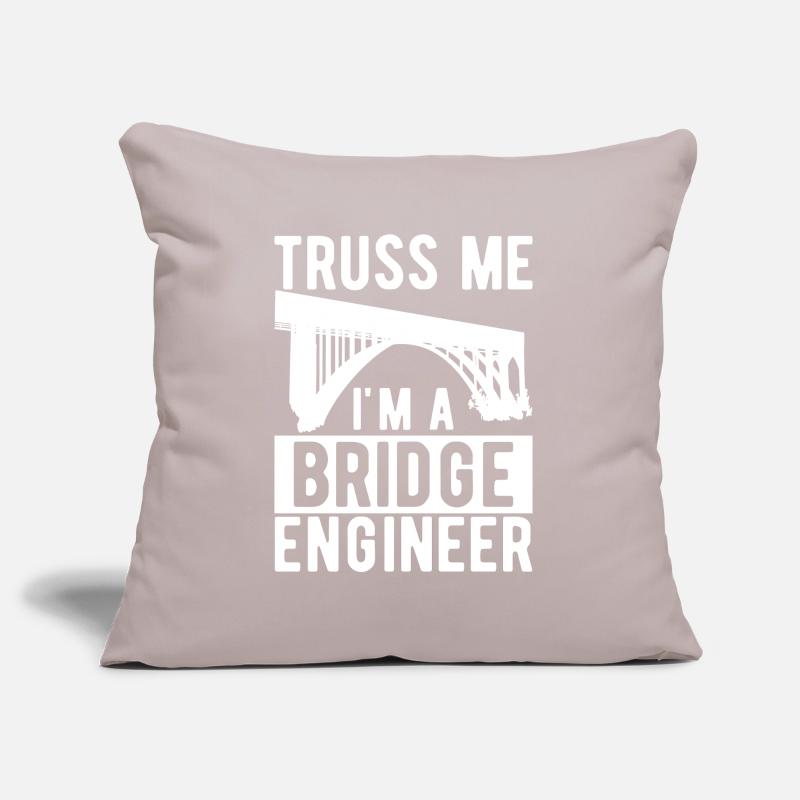 Bridge Engineer Bridge Construction Sofa pillowcase 17,3'' x 17,3'' (45 x 45 cm)