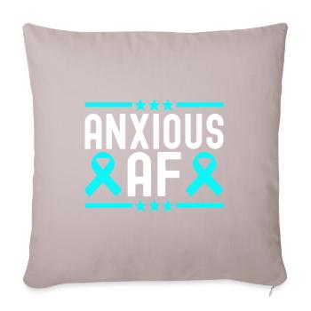 Trouble anxieux Trouble anxieux - Housse de coussin décorative 45 x 45 cm - taupe clair - Devant