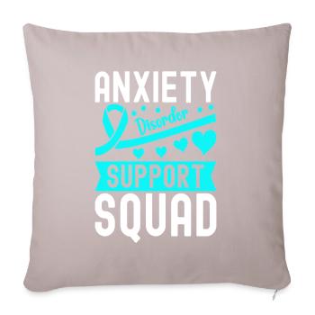 Trouble anxieux Trouble anxieux - Housse de coussin décorative 45 x 45 cm - taupe clair - Devant