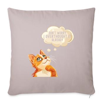 Trouble anxieux Trouble anxieux - Housse de coussin décorative 45 x 45 cm - taupe clair - Devant