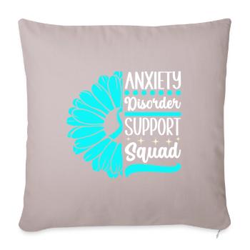 Trouble anxieux Trouble anxieux - Housse de coussin décorative 45 x 45 cm - taupe clair - Devant