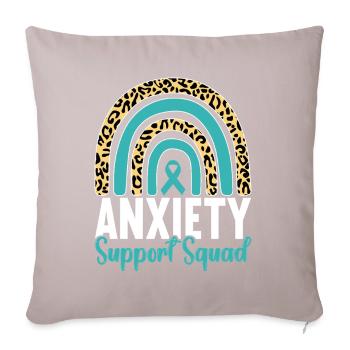 Trouble anxieux Trouble anxieux - Housse de coussin décorative 45 x 45 cm - taupe clair - Devant