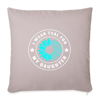 Trouble anxieux Trouble anxieux - Housse de coussin décorative 45 x 45 cm - taupe clair - Devant