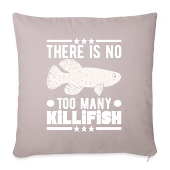 Killifish Egg-laying Tooth Doughnut Aquarium - Sofa pillowcase 17,3'' x 17,3'' (45 x 45 cm) - light taupe - Front