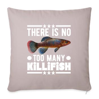 Killifish Egg-laying Tooth Doughnut Aquarium - Sofa pillowcase 17,3'' x 17,3'' (45 x 45 cm) - light taupe - Front