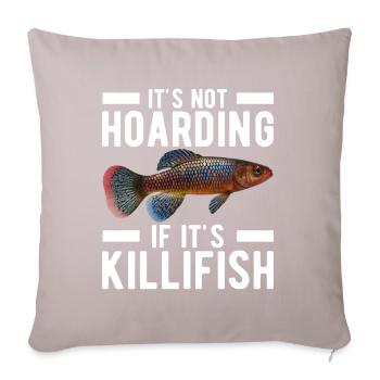 Killifish Egg-laying Tooth Doughnut Aquarium - Sofa pillowcase 17,3'' x 17,3'' (45 x 45 cm) - light taupe - Front
