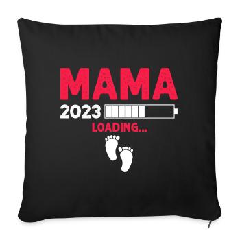 Mama 2023 - Sofakissenbezug 45 x 45 cm - Schwarz - Vorne