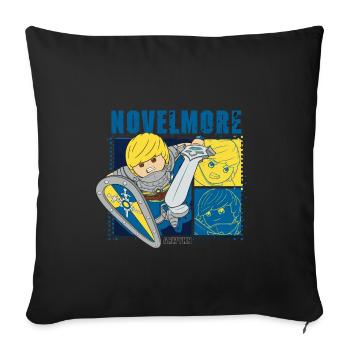Playmobil Novelmore Prince Arwynn - Sofa pillowcase 17,3'' x 17,3'' (45 x 45 cm) - black - Front