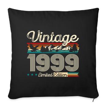 25ème Anniversaire Légende Millésime 1999 Cru 99 - Housse de coussin décorative 45 x 45 cm - noir - Devant