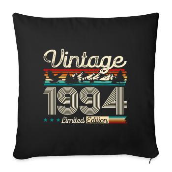 30ème Anniversaire Légende Millésime 1994 Millésime 1994 - Housse de coussin décorative 45 x 45 cm - noir - Devant